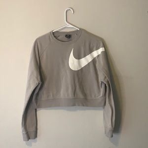 Nike cropped sweatshirt